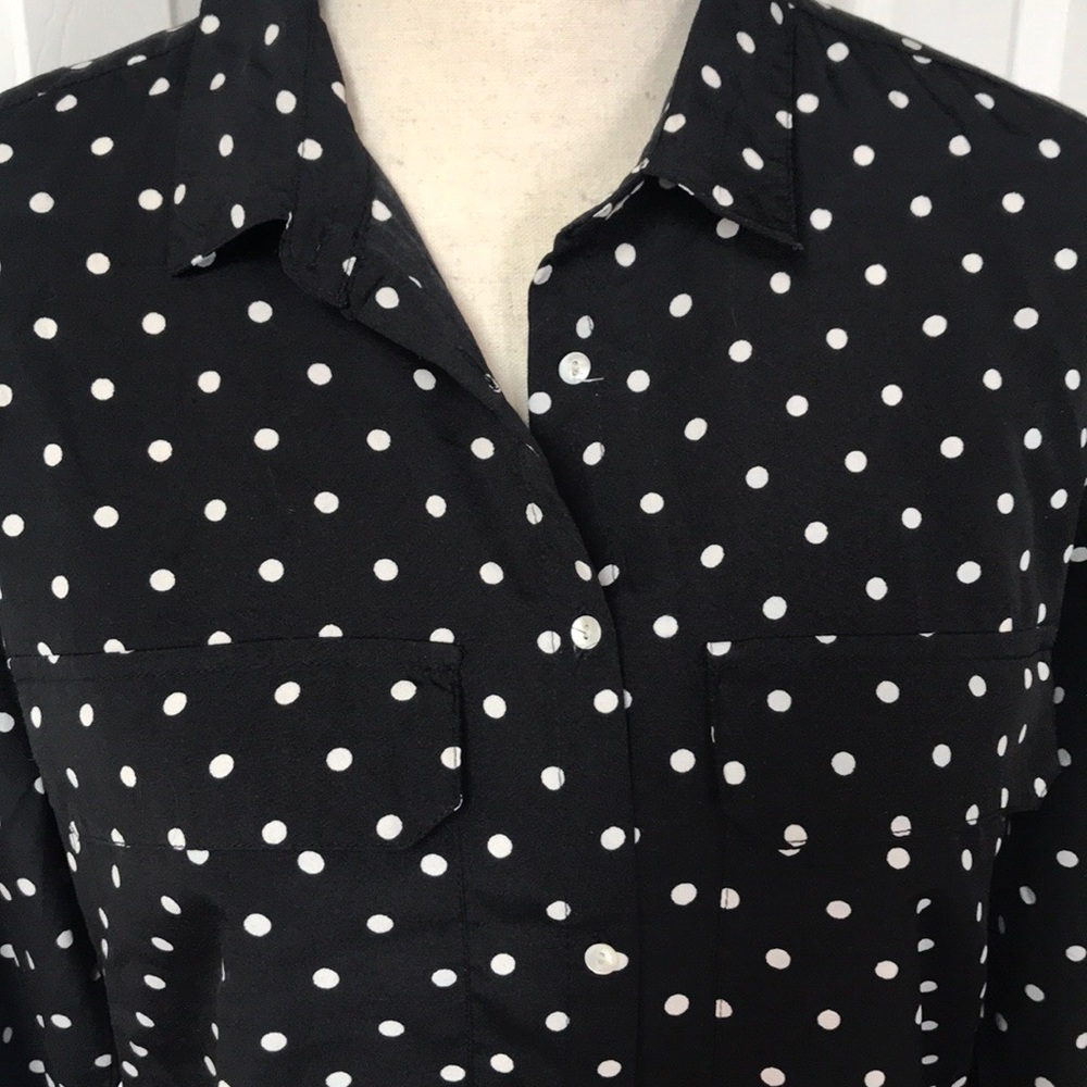 Kut from the Kloth Polka Dot Blouse - Picture 6 of 8
